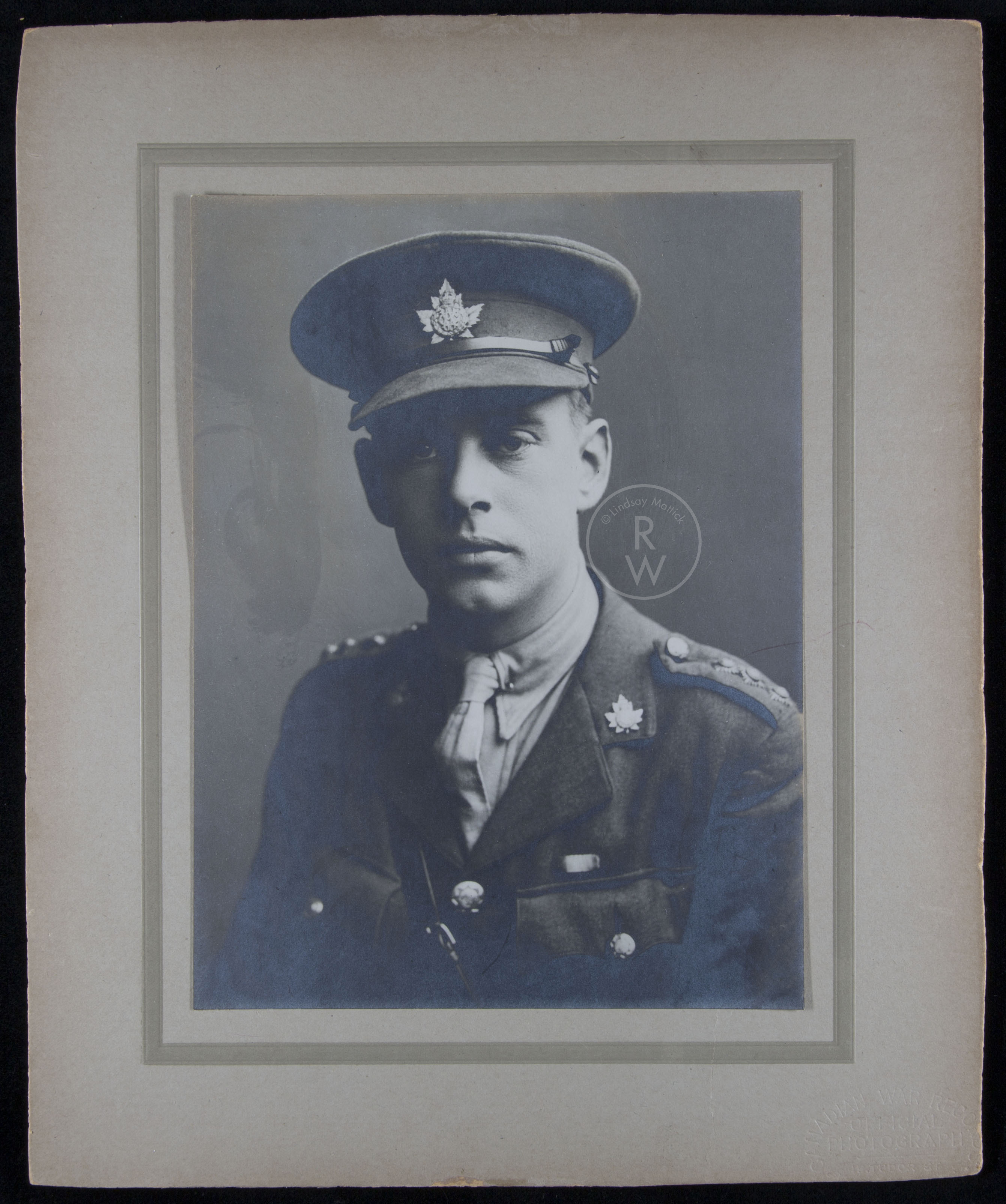 Portrait of Harry Colebourn as a soldier